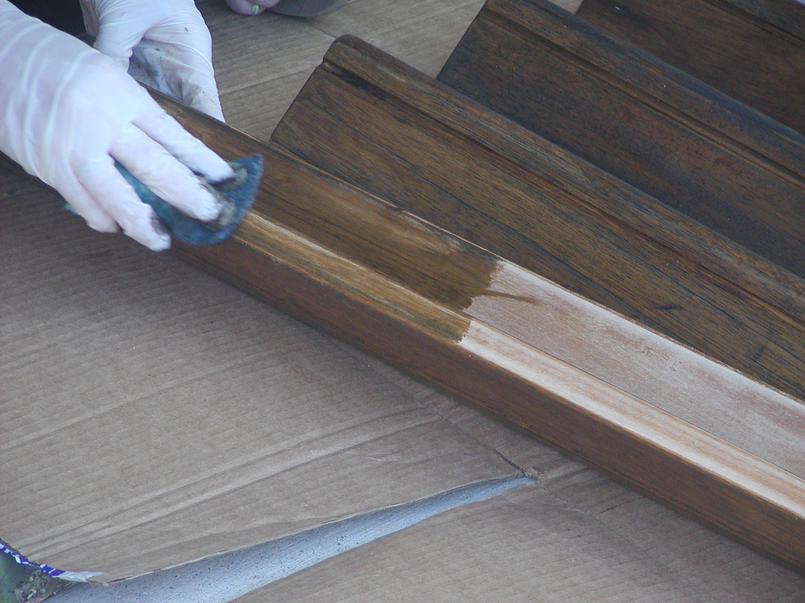 Craft Envy How to Stain a Wood Table