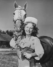 Dale Evans with Trigger