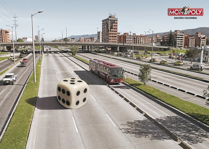Monopolio Edición Colombia / Dado