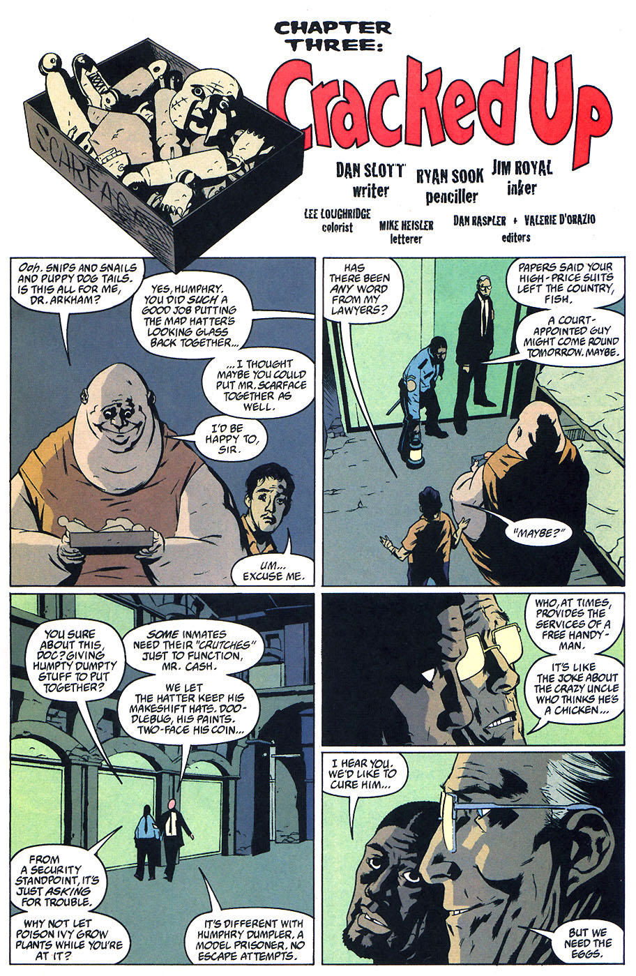 Read online Arkham Asylum: Living Hell comic -  Issue #3 - 3
