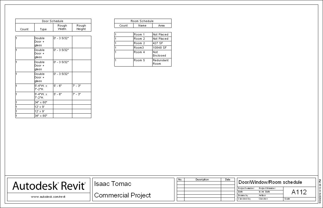 Isaac s Door Schedule isaac-s-door-schedule