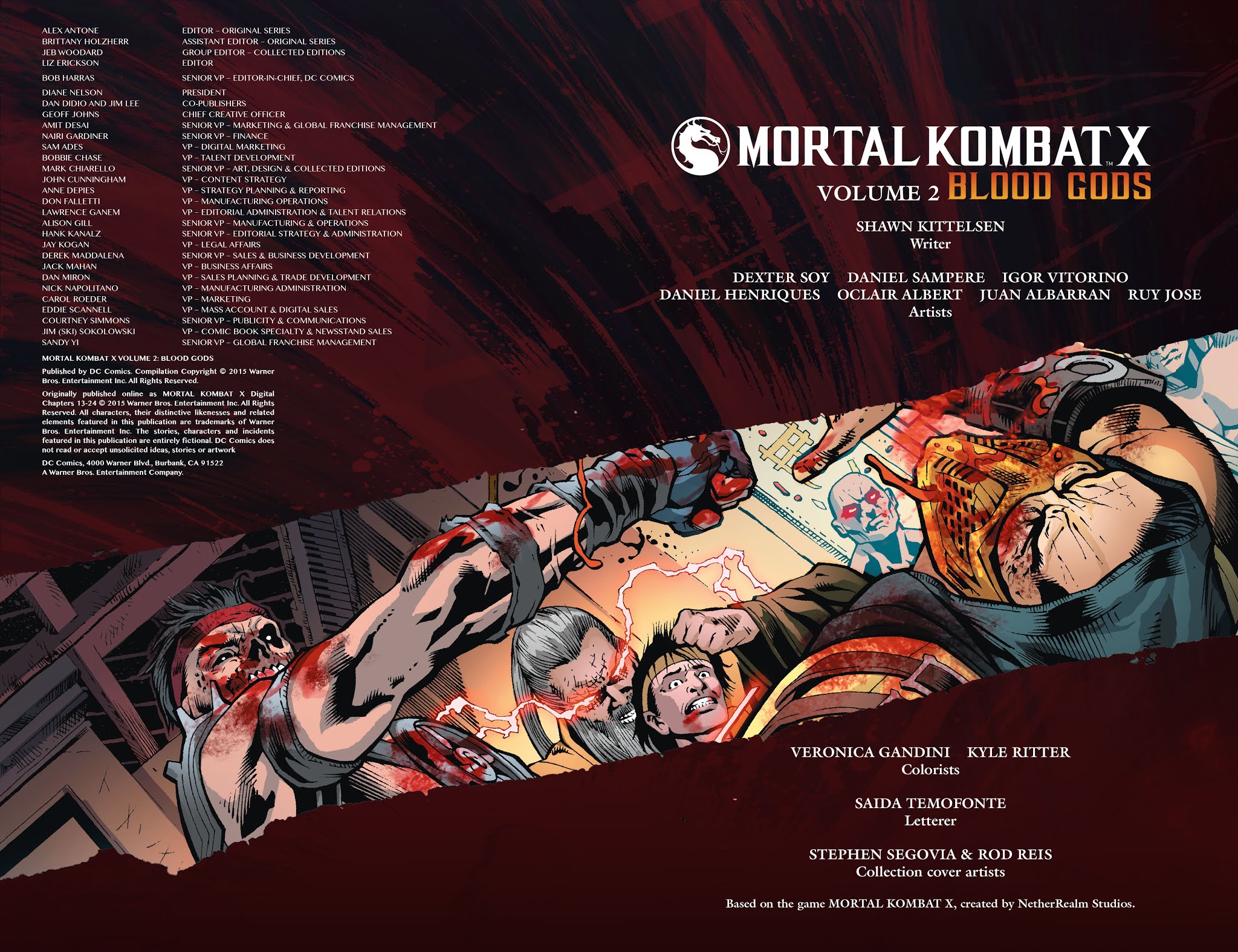 Read online Mortal Kombat X [I] comic -  Issue # _TPB 2 - 3