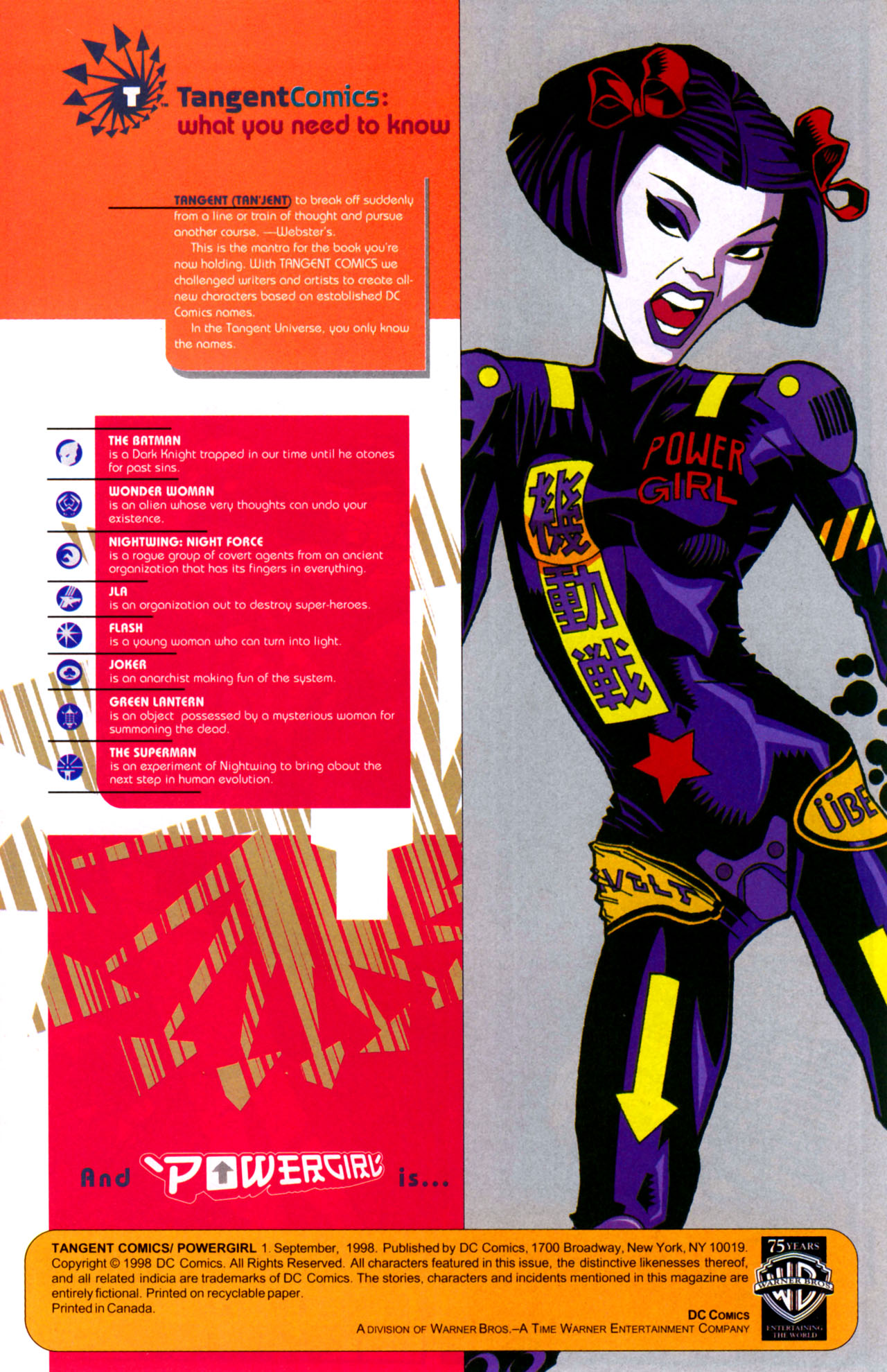 Read online Tangent Comics/ Powergirl comic -  Issue # Full - 2