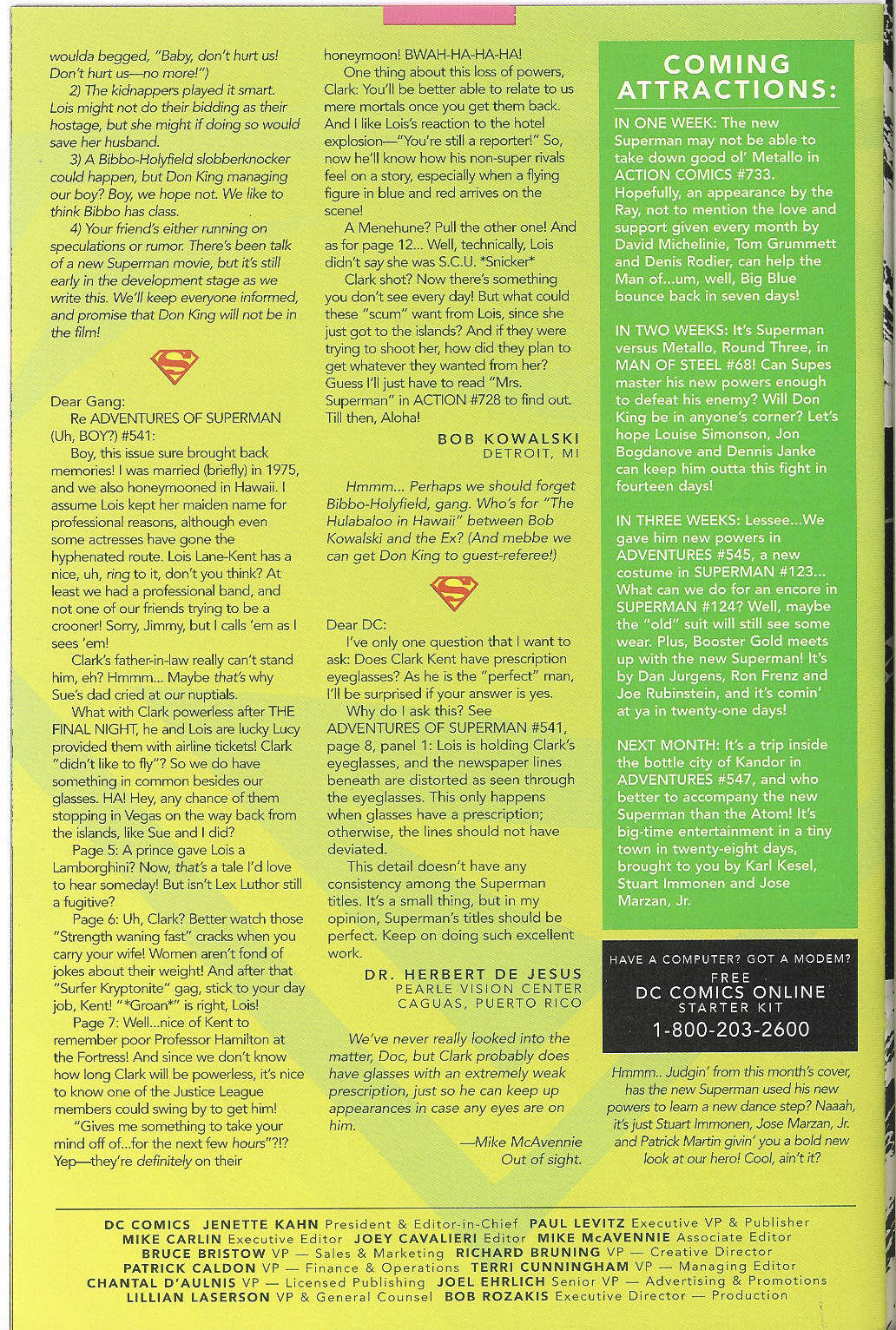 Read online Adventures of Superman (1987) comic -  Issue #546 - 25