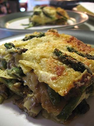 La Dolce Bacon: Asparagus Lasagna