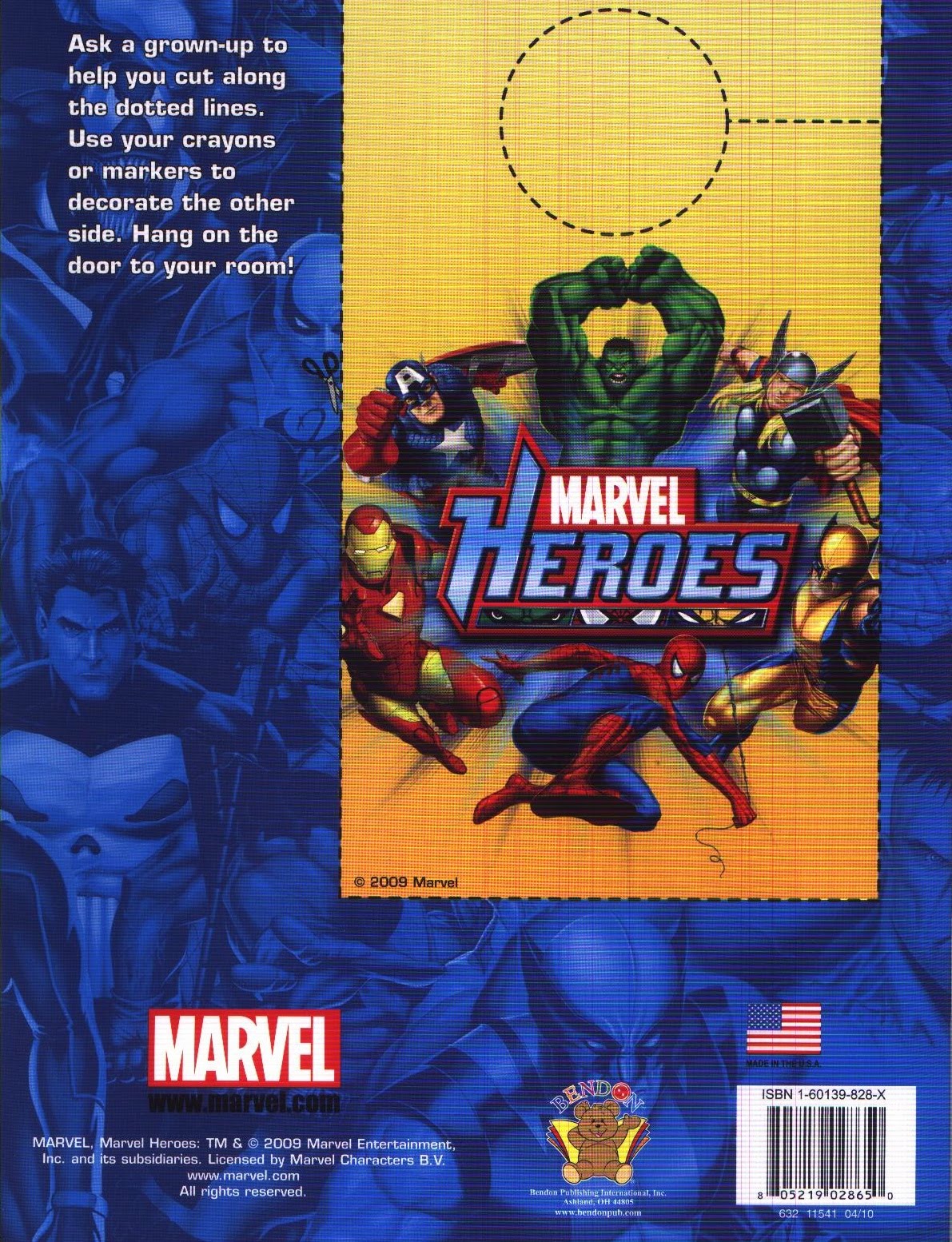 Moongem Comics Marvel Heroes Jumbo Coloring Activity Book