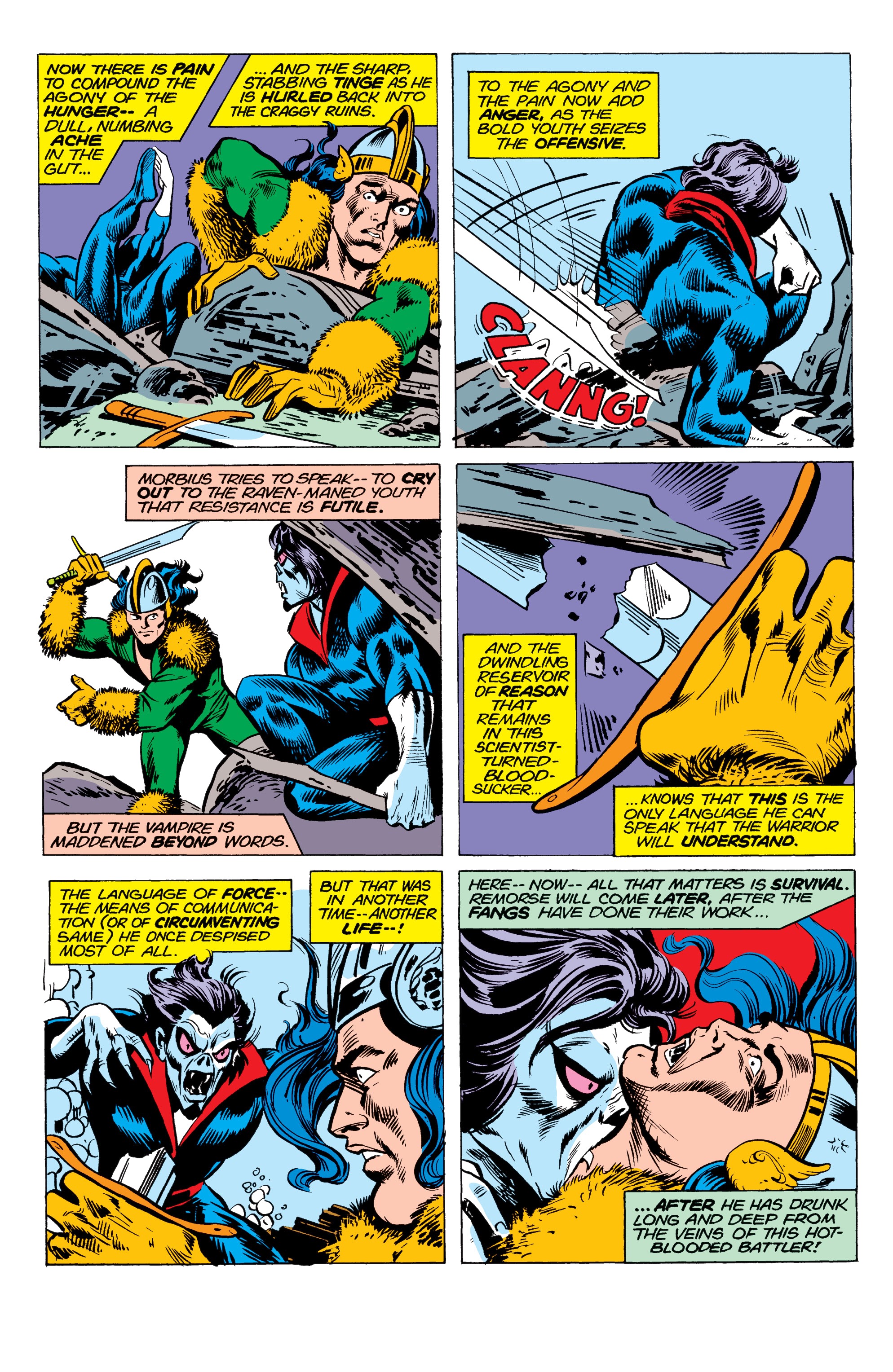 Read online Morbius Epic Collection comic -  Issue # The Living Vampire (Part 2) - 97