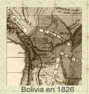 MAPA DE BOLIVIA, 1826.
Mapa © © Atlas Lesoge™

Clic para agrandar