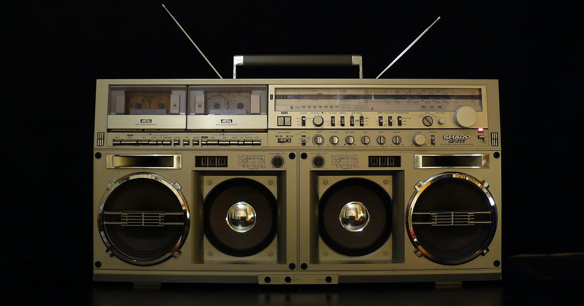 GeekoblasterCollection boombox Sharp GF777