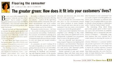The Greater Green:  How Does It Fit Into Your Customers’ Lives?