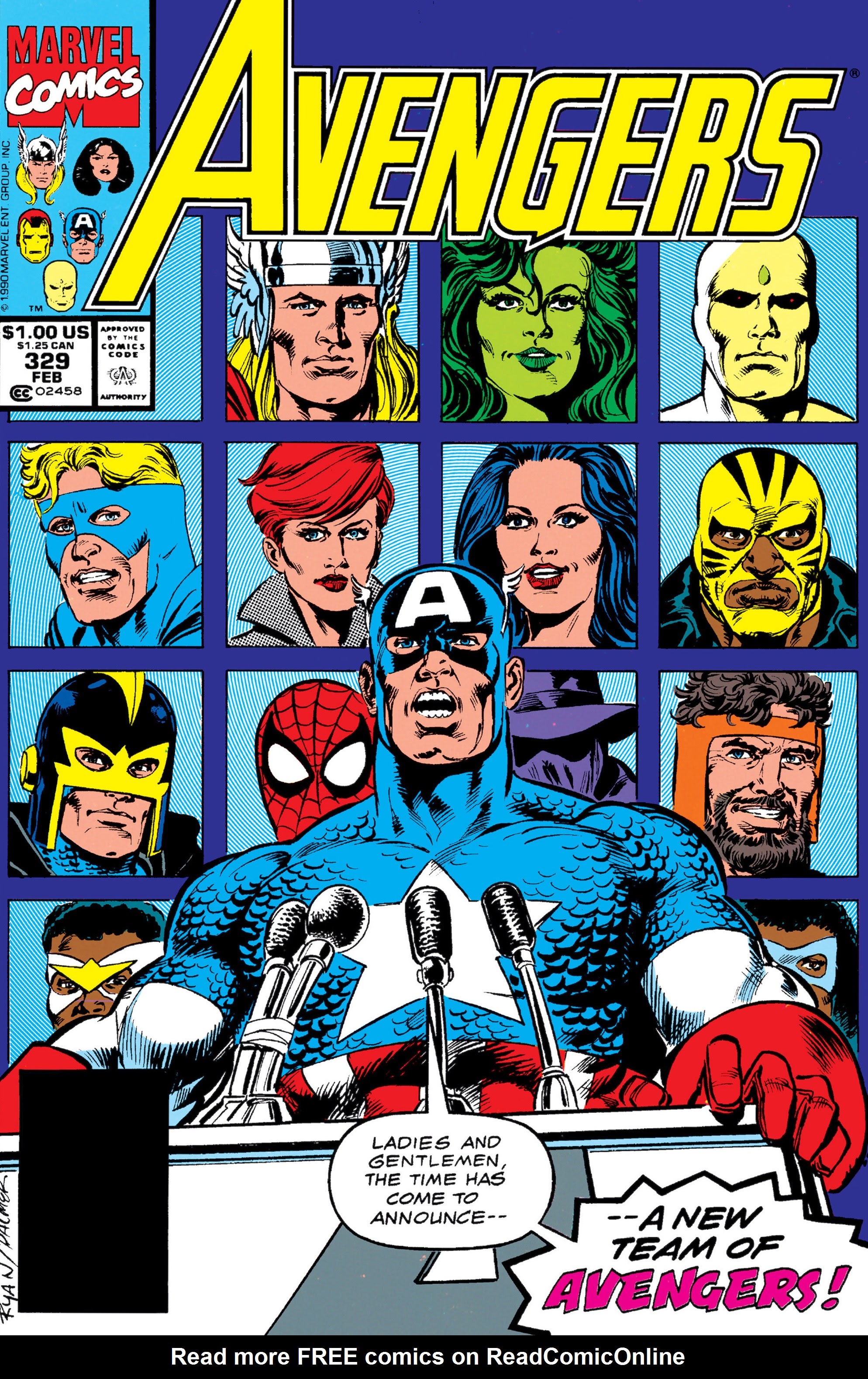 Read online The Avengers (1963) comic -  Issue #329 - 1