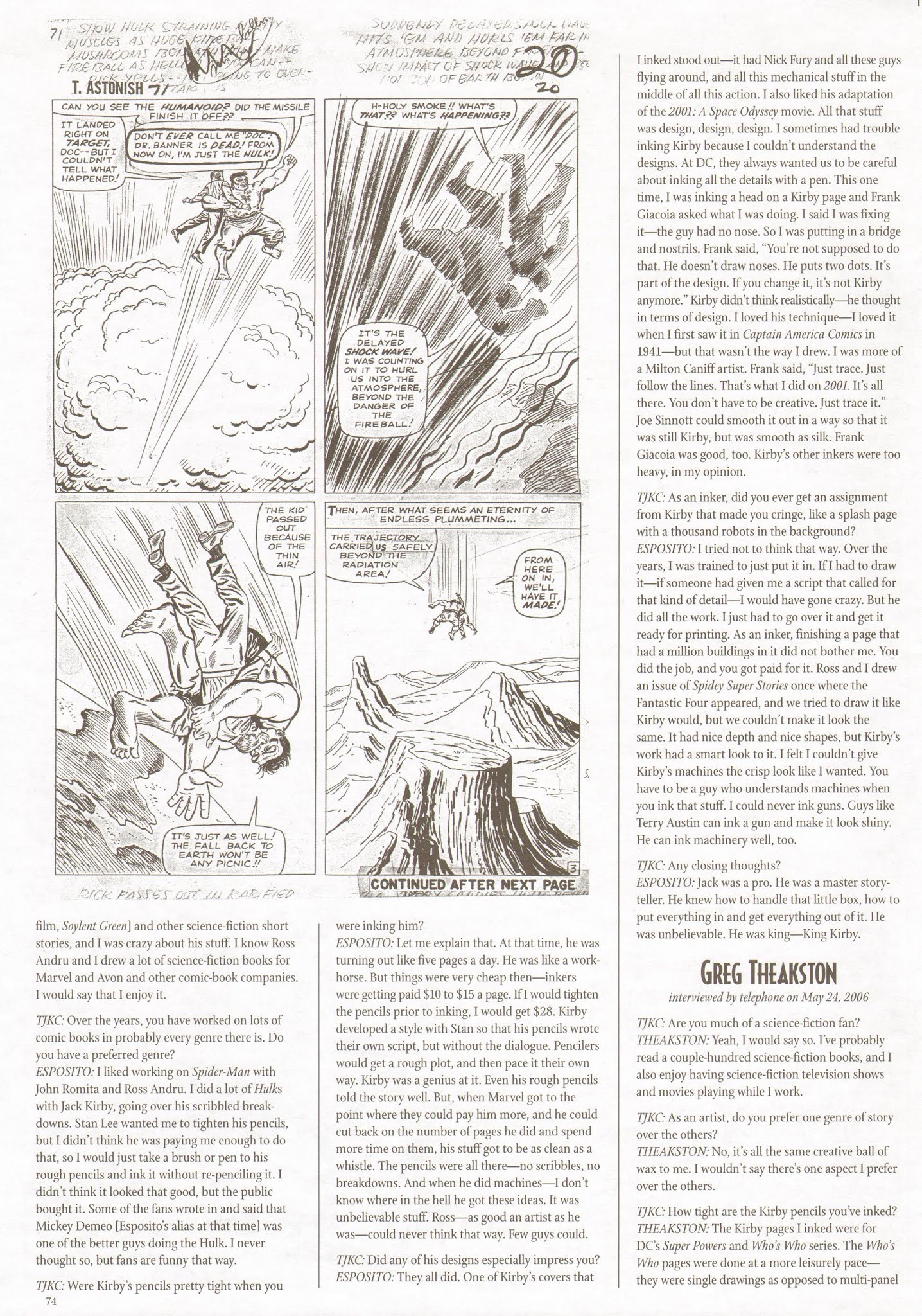 Read online The Jack Kirby Collector comic -  Issue #48 - 74