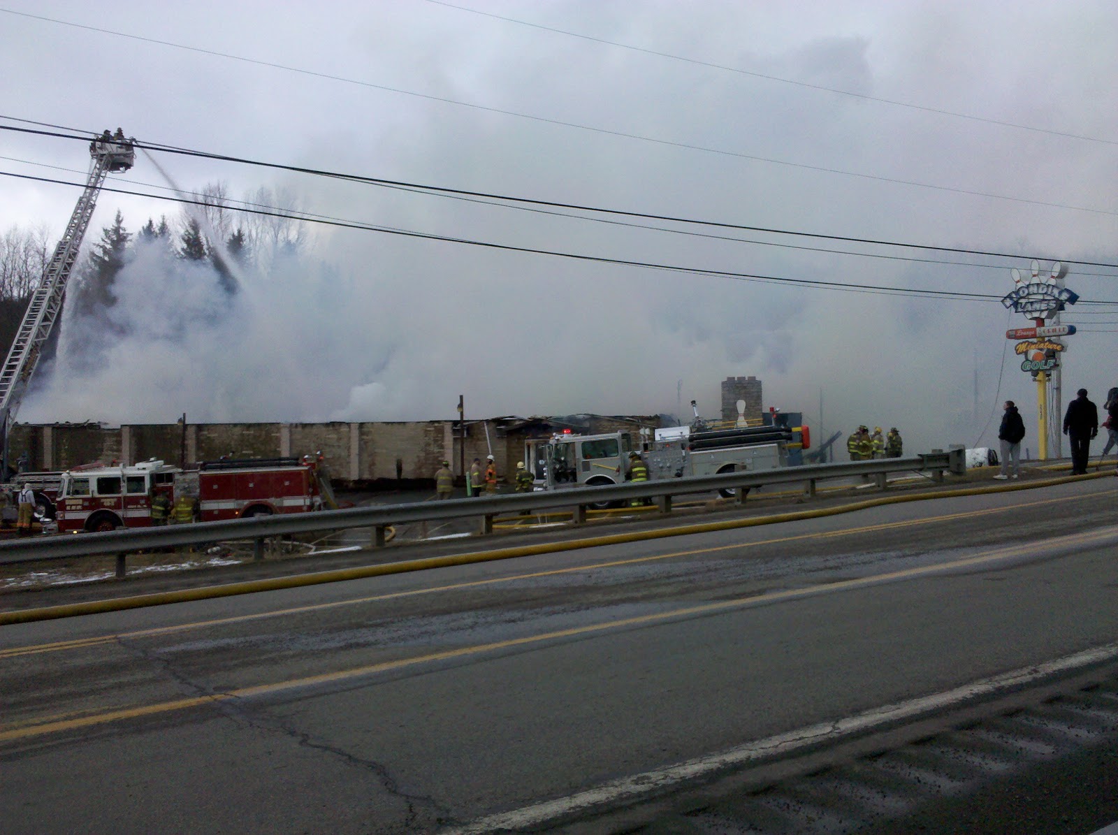 SWPA Rural Exploration Klondike Lanes Masontown PA Fire. 12.24.10