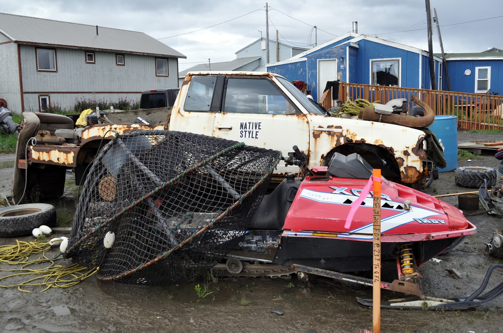 ¶ snow & mist Unalakleet, Part 1