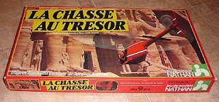 Jeu De Société "La Chasse Au Trésor" Nathan (1982) - Version Française - Jeu Incomplet