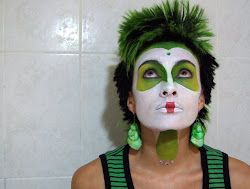 punk face rocker rockers duck painting wig keeping dates spirit halloween super am