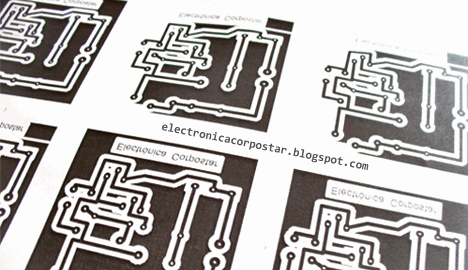 circuito impresión acetato