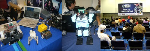 Conferencias, robots y talleres en la expo robótica 2009