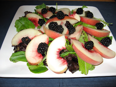 Blackberry and Peach Salad