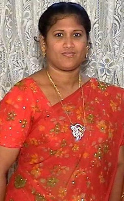 Bollywood Celebrity Hair Model Mallu Aunty Meena In Red Saree