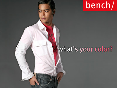 ASIAN TOP MODELS: Zanjoe Marudo on Bench what's your color..?