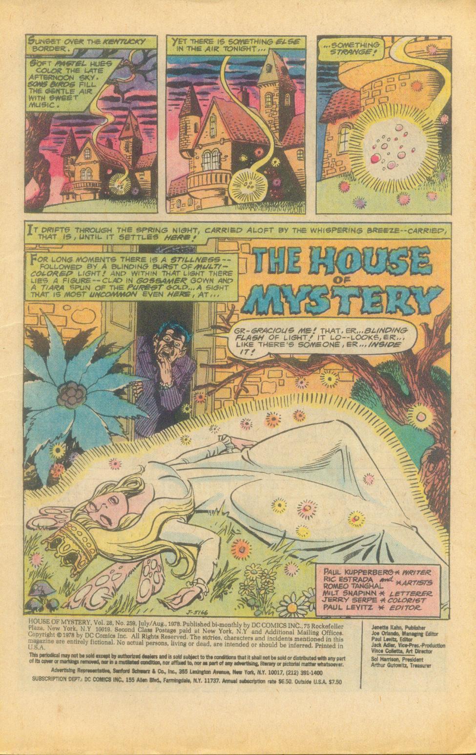 Read online House of Mystery (1951) comic -  Issue #259 - 4