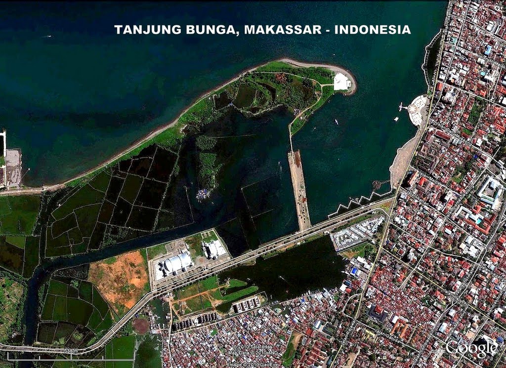 Google Earth Snapshot Tanjung Bunga Makassar  Indonesia