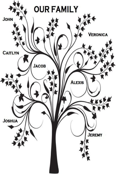 Free Free 269 Cricut Blank Family Tree Svg SVG PNG EPS DXF File