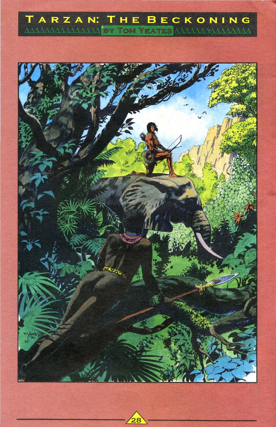 Read online Tarzan the Warrior comic -  Issue #2 - 28