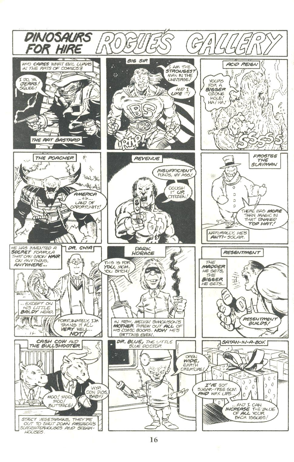 Read online Dinosaurs For Hire comic -  Issue # _Ashcan - 18