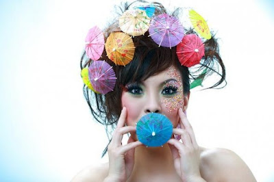 fashion accessories , hair accessories, Beautiful Female Model with Cool Accessories in Female Photography