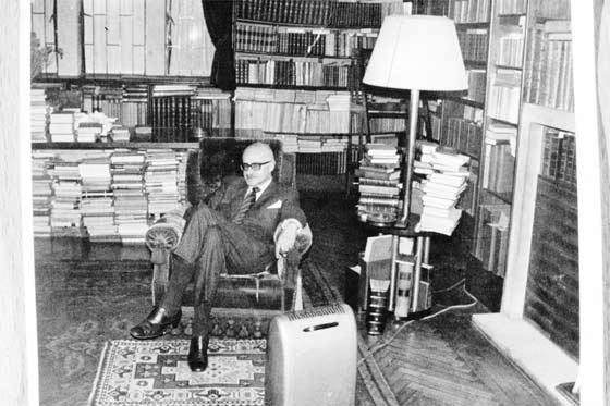 Bibliofilen i sitt bibliotek