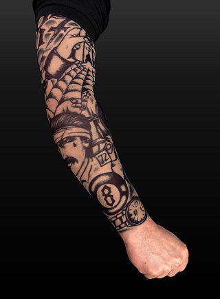Texas full sleeve tattoo designs