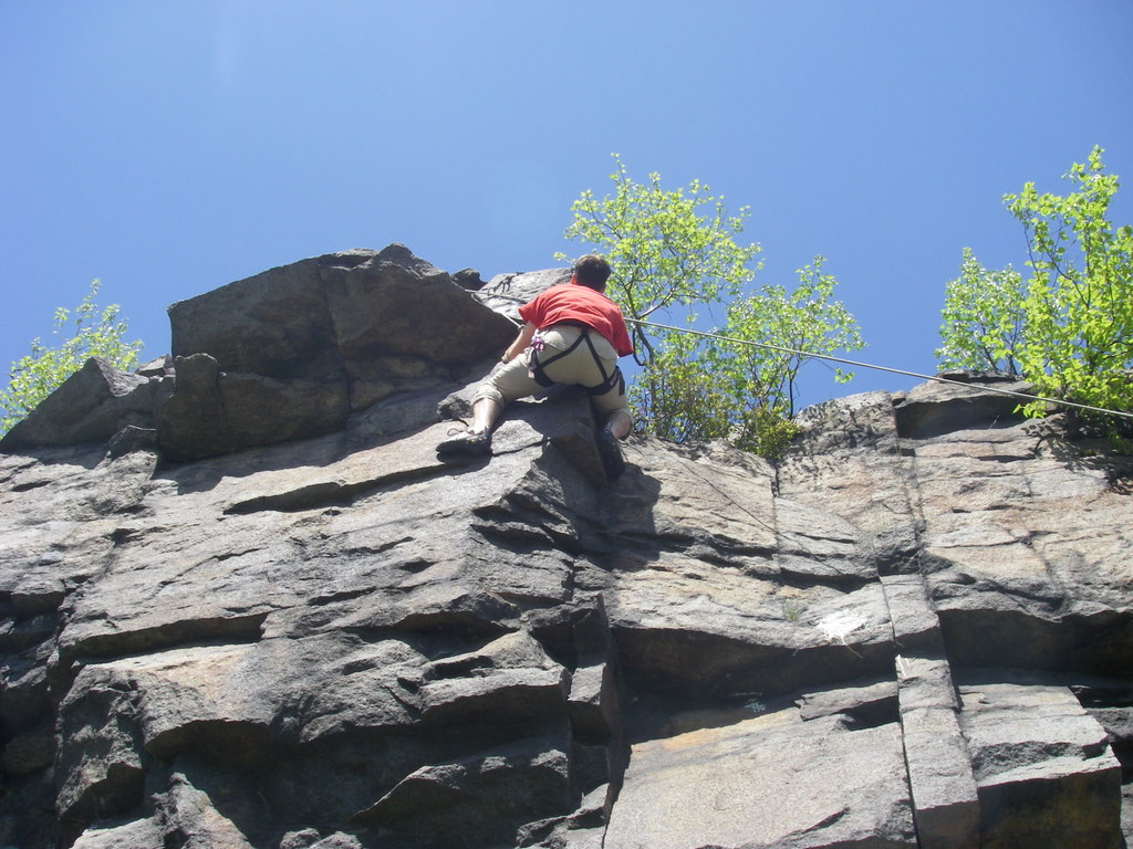 beauty and the geek Quincy Quarry Rock Climbing
