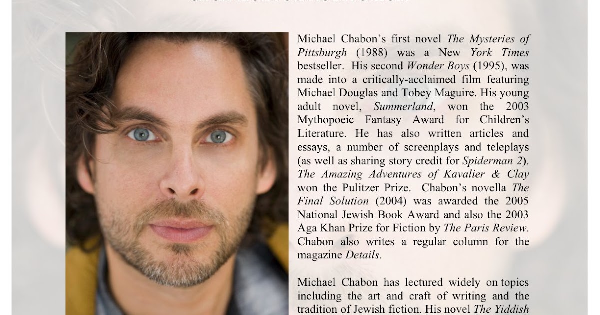 Michael chabon essays