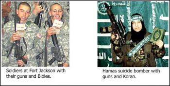 Guns & Bibles/Korans
