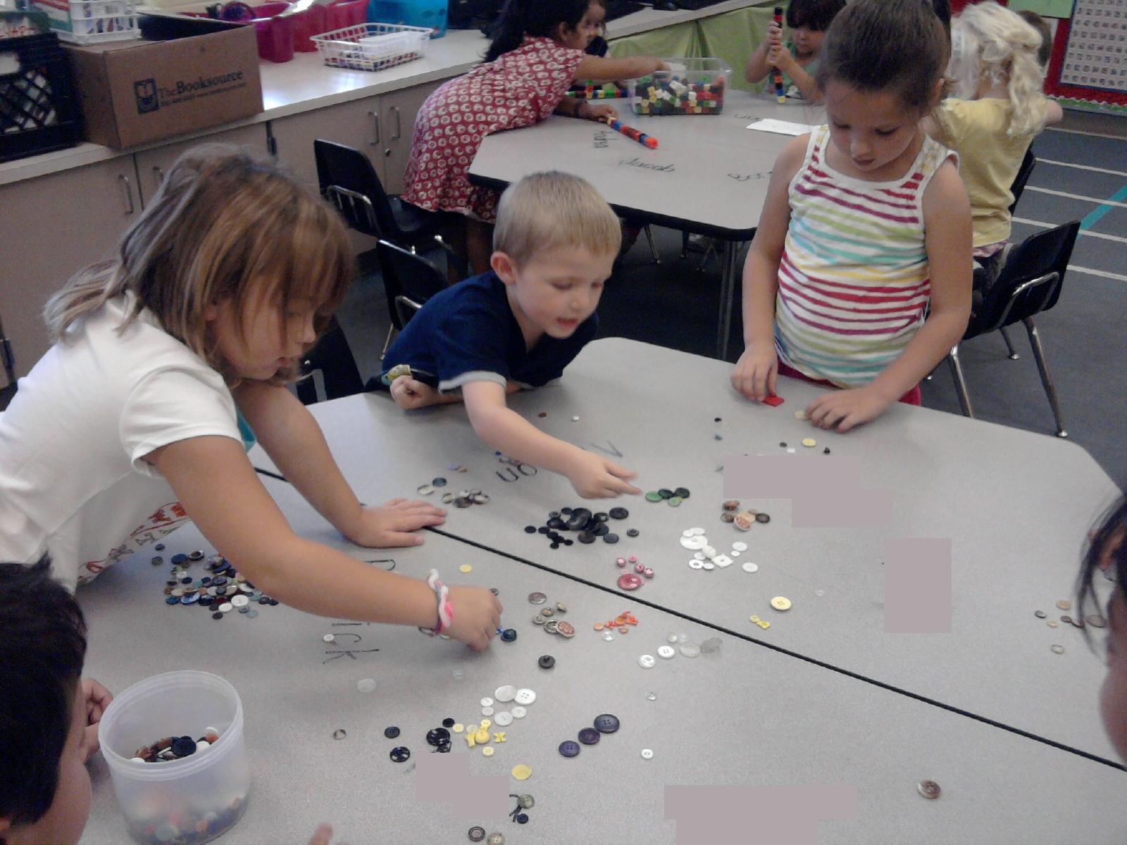 Miss Anair and Mrs. Parker's Kindergarten Class Math Learning Stations