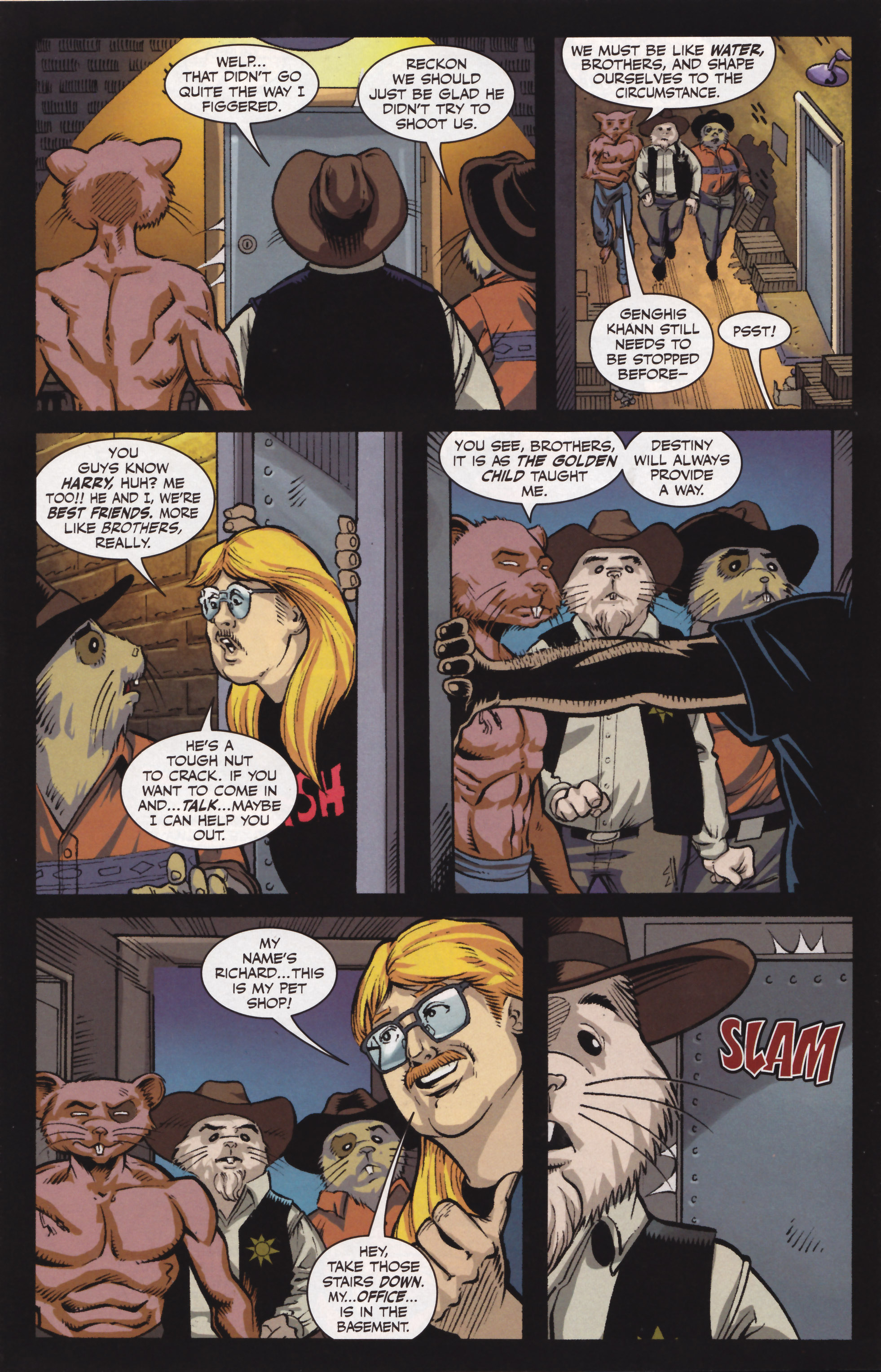 Read online Adolescent Radioactive Black Belt Hamsters (2008) comic -  Issue #4 - 16