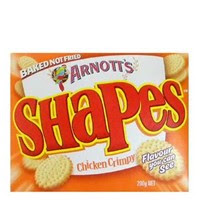 Arnott's cracker shpes chicken 200g/20 (9310072000633)