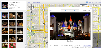 Picasa Web Albums Map Photos Slideshow（幻灯片浏览模式）