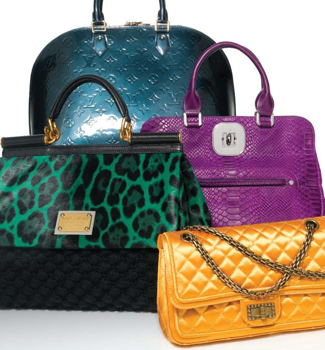 Eclectic Jewelry and Fashion: Fall Trend: Brightly Colored Bags