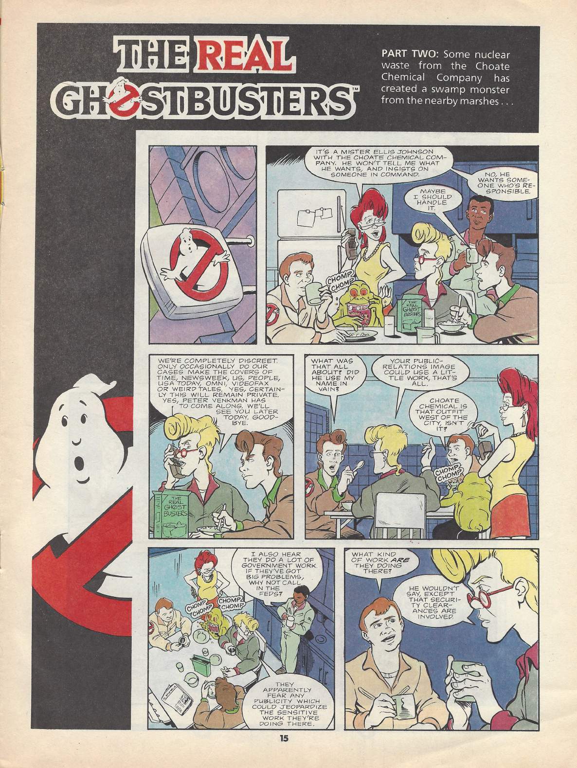 Read online The Real Ghostbusters comic -  Issue #152 - 7