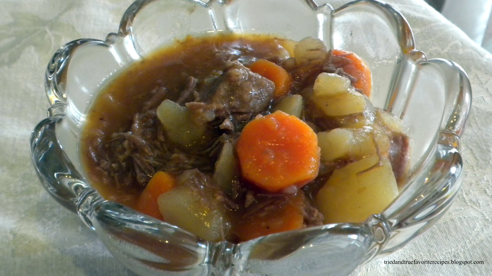 Tried and True Favorite Recipes Beef Stew from Left Over Pot Roast or