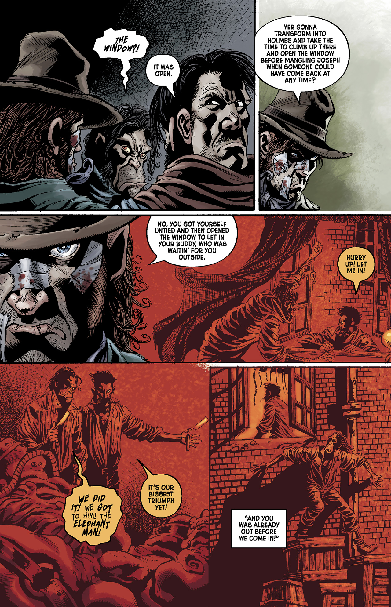 Read online Billy the Kid's Old Timey Oddities and the Ghastly Fiend of London comic -  Issue #4 - 17