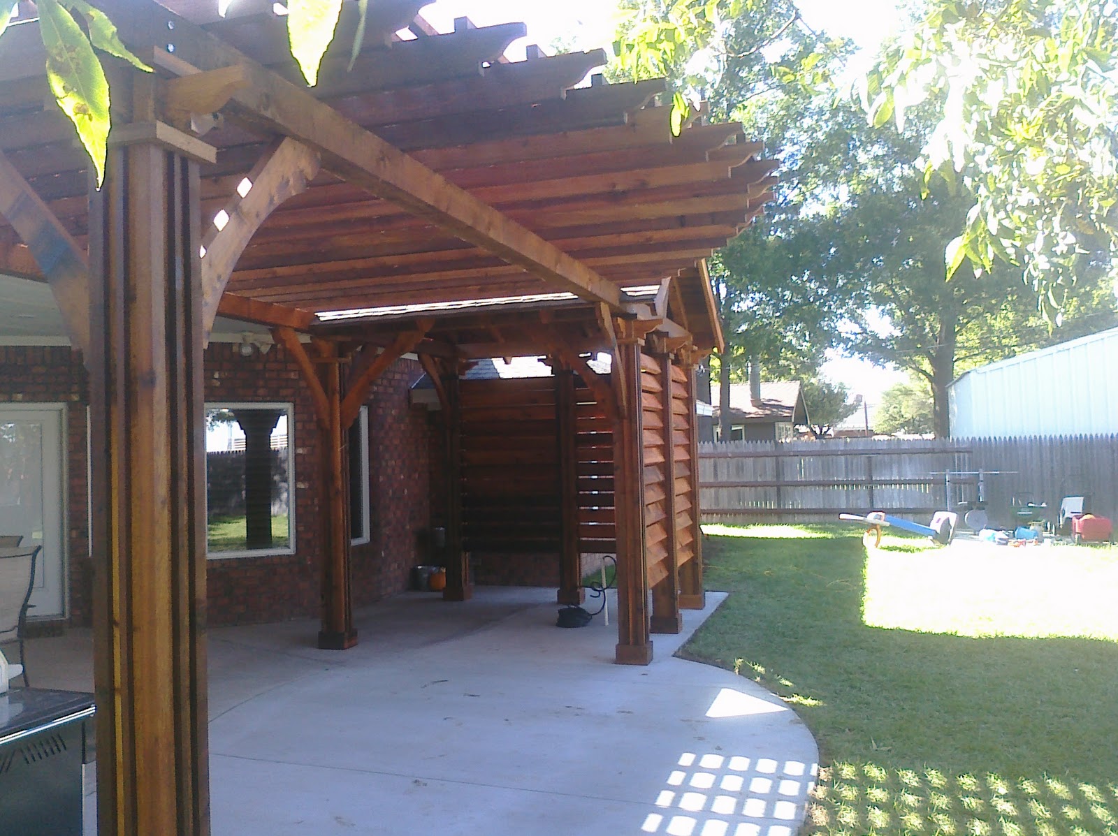 Pergolas, Arbors and Decks in Lubbock, TX Beautiful Pergola and