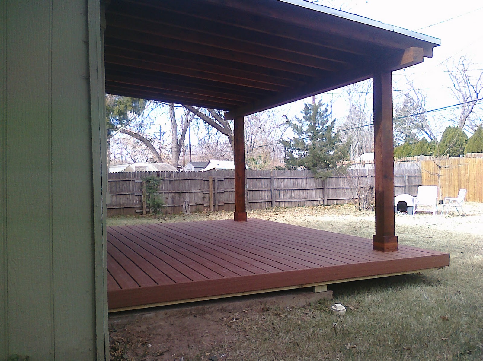 Pergolas, Arbors and Decks in Lubbock, TX Back Porch Deck and Cedar