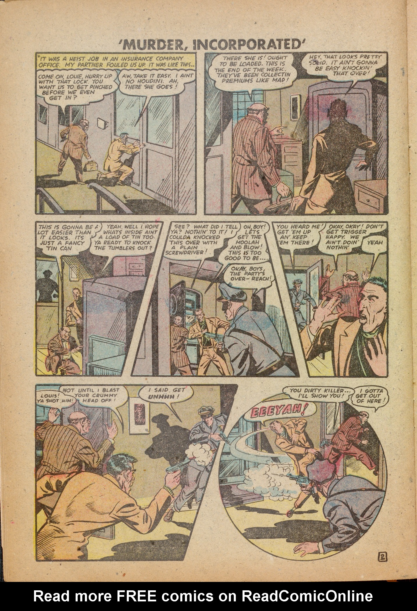 Read online Murder Incorporated (1948) comic -  Issue #9 - 10