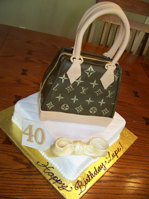 Plumeria Cake Studio: Louis Vuitton Purse Cake