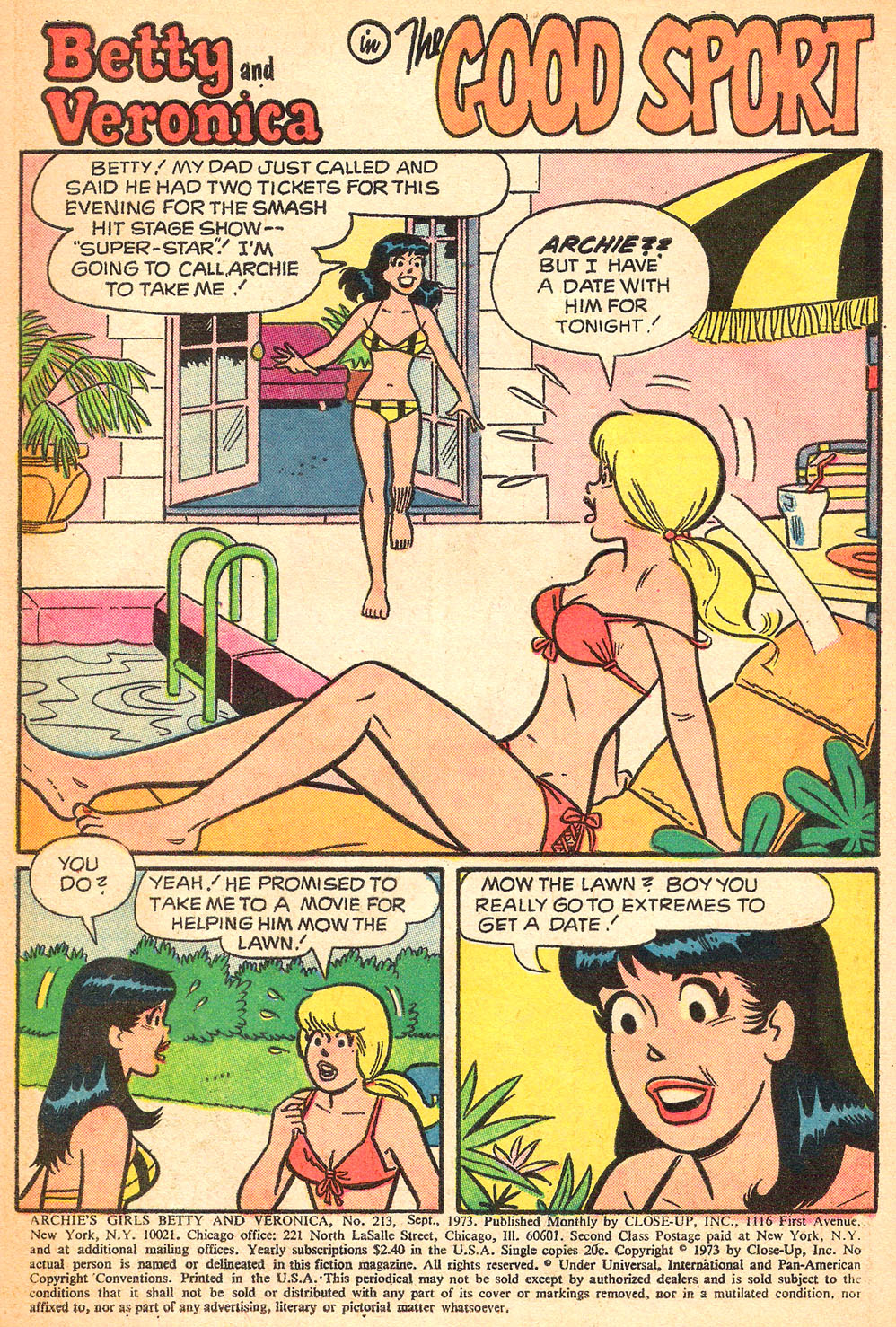 Read online Archie's Girls Betty and Veronica comic -  Issue #213 - 3