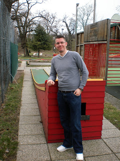 Swedish Felt minigolf course at the Askoe Wien Wasserpark in Vienna, Austria Swedish Felt minigolf course at the Askoe Wien Wasserpark in Vienna, Austria